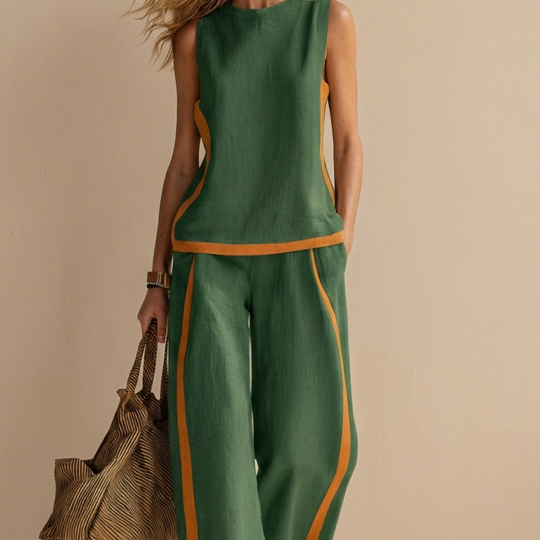 MARIELLA™| Conjunto de lino y algodón
